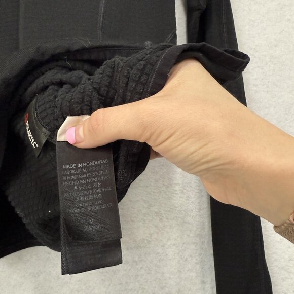 Marmot Pullover Mens Medium Black Polartec Fleece Half Zip Long Sleeve Outdoor - Picture 7 of 14